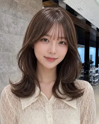 ミディアム 🫧無料カットモデル 💙安藤美海💙のヘアスタイル