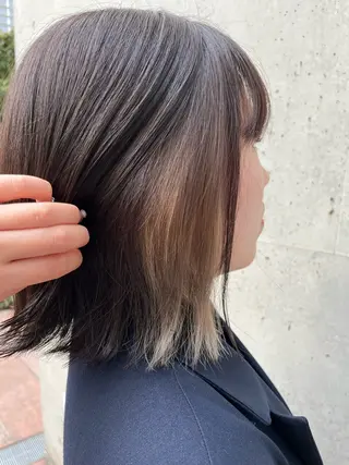 カラー 西田辺/ブリーチ/ SASARAのヘアスタイル