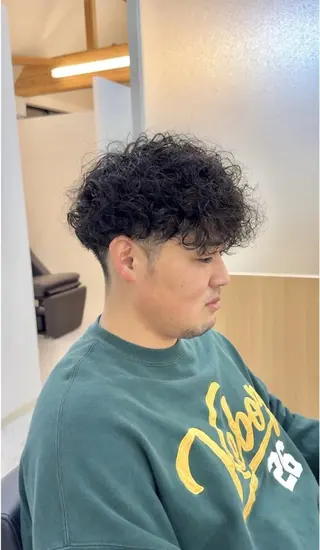 パーマ メンズ 津組 大智のヘアスタイル