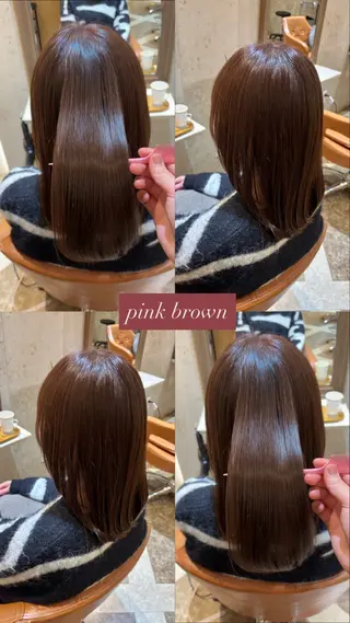 カラー 岸 風花のヘアスタイル