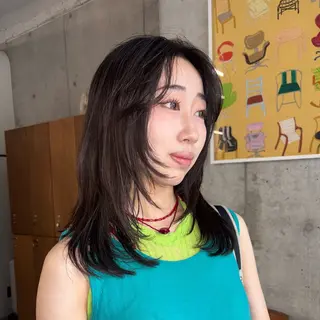 ミディアム 透明感カラー 人気NO.1MIYUのヘアスタイル