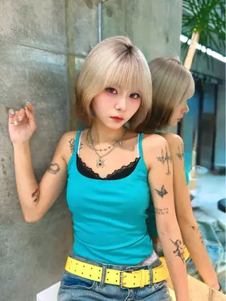ミディアム ゆーだい🇰🇷韓国 🇰🇷×髪質改善のヘアスタイル