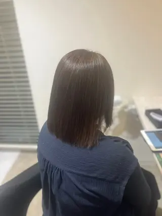 ミディアム カラー 山内 心春のヘアスタイル
