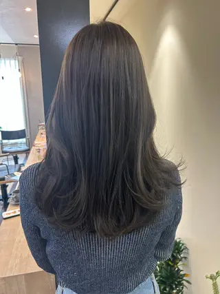 ロング カラー hubhair レイヤー/透明感のヘアスタイル