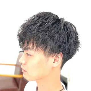 パーマ メンズ 🎩刈り上げ特化🎩 渡邉太耀のヘアスタイル