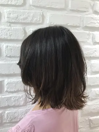ミディアム 【暖色カラー特化】 中山由梨のヘアスタイル
