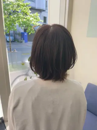 ショート カラー パーマ 林 真之介のヘアスタイル