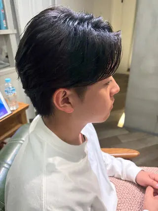 パーマ メンズ 鮫島海斗☆レイヤー☆ ケアブリーチのヘアスタイル