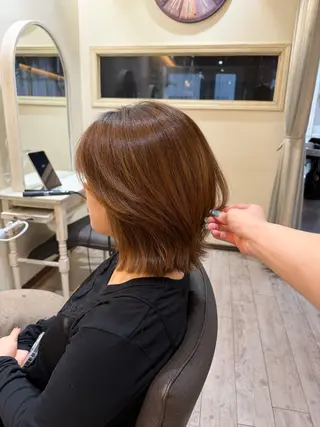 ミディアム ナンシー 🍎のヘアスタイル
