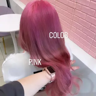 ロング カラー エクステ🩵ブリーチ 韓国ヘア🩵KAEのヘアスタイル