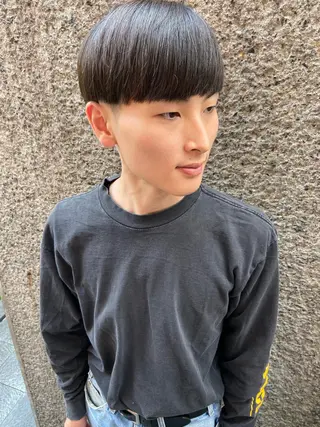 ショート カラー パーマ ヘアアレンジ メンズ ちこ .のヘアスタイル