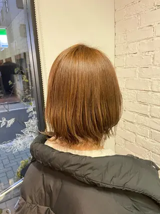 ミディアム カラー 原一真/ 外国人ショートヘアのヘアスタイル