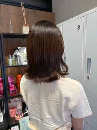 セミロング Koharu🍓 韓国ヘア/艶髪カラーのヘアスタイル