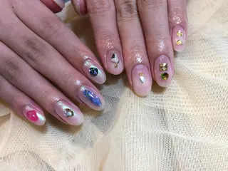 ネイル パラあり！フィルイン 美フォルムのネイルデザイン