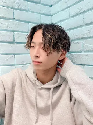 ショート パーマ ヘアアレンジ メンズ メンズスタイル ly本厚木のヘアスタイル