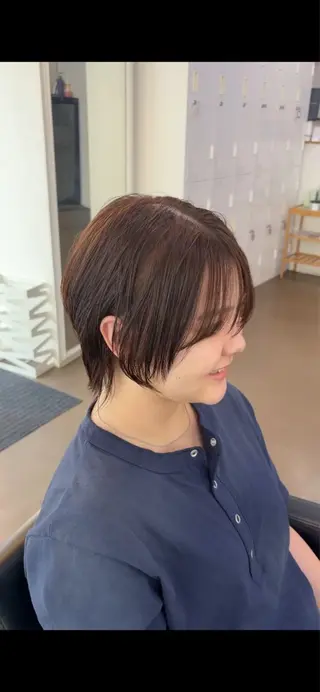ショート 川元 春奈のヘアスタイル