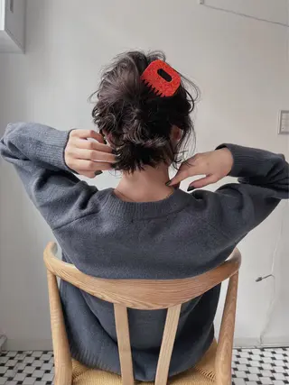 ロング 小田 大樹のヘアスタイル