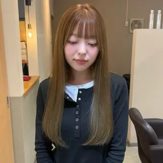 ロング カラー 髪質改善カラー🥂 ／似合わせカットのヘアスタイル