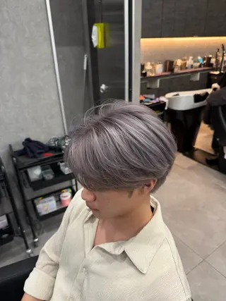 ショート カラー パーマ メンズ メンズ特化 👑YUTAのヘアスタイル