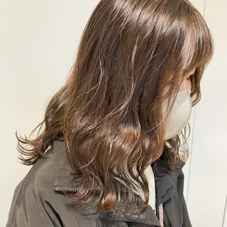ミディアム カラー ボブ/salut町田 🧡kanaのヘアスタイル