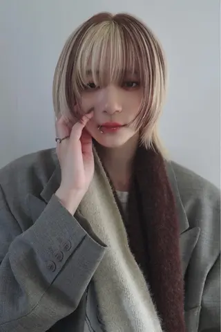 カラー 庄司 慎之介のヘアスタイル