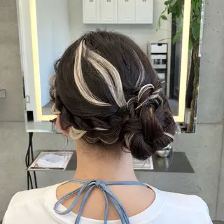 ロング ヘアアレンジ hikari/大名/ 透明感/暖色カラーのヘアスタイル