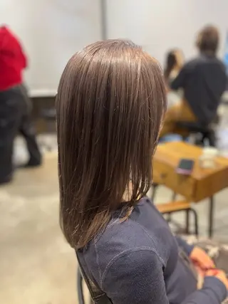 ミディアム 🌺柔らか透明感 カラー🌊MAMIのヘアスタイル