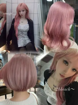 ロング カラー 🎀ハイトーン・艶 カラー HANA🎀のヘアスタイル