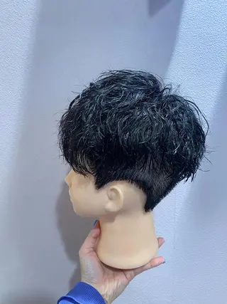 パーマ メンズ 似合わせレイヤー/ Wカラー🧸こころのヘアスタイル