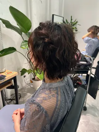ショート カラー ヘアアレンジ 「sumi」 AMIのヘアスタイル
