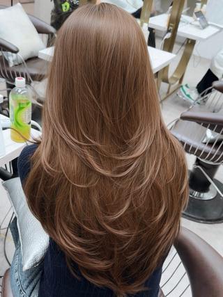 ロング カラー レイヤーダブルカラー KYONのヘアスタイル