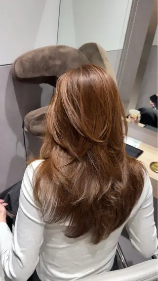 ロング 新宿/レイヤー特化 韓国ヘア/海外ヘアのヘアスタイル