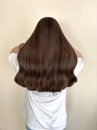 ロング 透明感/エクステ Veluaのヘアスタイル