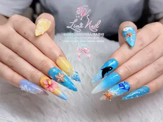 セミロング Linanail Nambaのマツエク・マツパデザイン