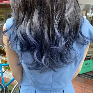 セミロング カラー kai .のヘアスタイル