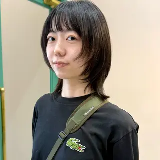 ミディアム 艶ブリーチカラー✨ ボブレイヤーSakiのヘアスタイル