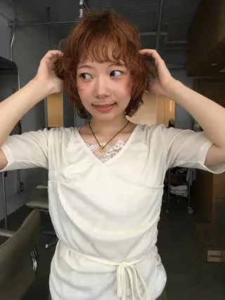 ショート パーマ カットモデル募集中 ／HARUKA🎀のヘアスタイル