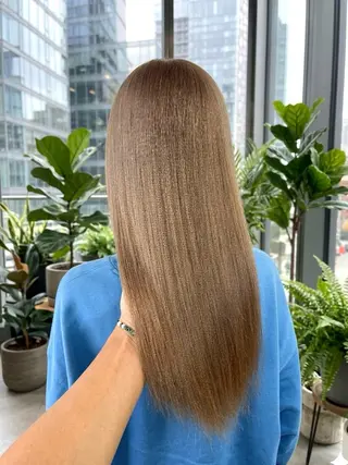 セミロング カラー 海外Style🌱 KOHEIのヘアスタイル