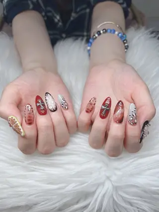ネイル Lee Nails チップ長さだし専門店のネイルデザイン