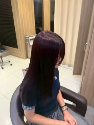 ロング カラー うえの/艶カラー /ダブルカラーのヘアスタイル