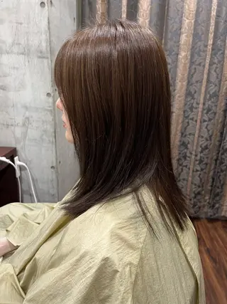 セミロング カラー TELA HAIR 店長 塩田のヘアスタイル