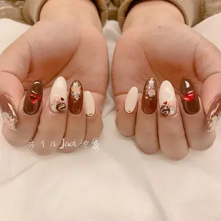 セミロング ネイルJaol 池袋のネイルデザイン