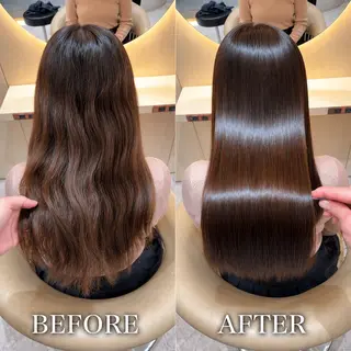 ロング カラー 美髪縮毛矯正✨🫧 レイヤー川村利幸のヘアスタイル