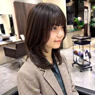 ミディアム 吉原 星稀のヘアスタイル