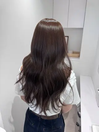 ロング 透明感カラー🫧⌇ AO🫐🩵のヘアスタイル