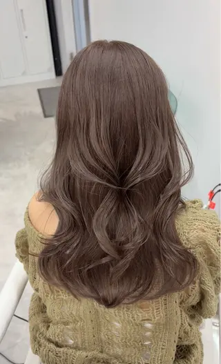 ロング 美髪縮毛矯正／ツヤ 髪カラー🫧つばさのヘアスタイル