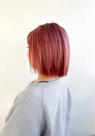 ミディアム カラー 艶カラー🫧 猿渡 響のヘアスタイル