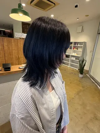 セミロング 小野 さくらのヘアスタイル