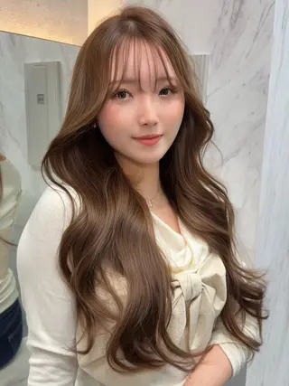 ロング カラー レイヤーダブルカラー KYONのヘアスタイル