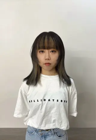 セミロング カラー fleurdelis ☪️senaのヘアスタイル